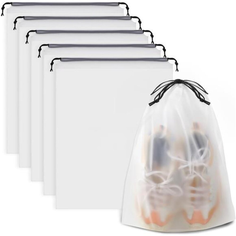 Waterproof Travel Drawstring Shoe Bags for Packing Storage Travel Essentials